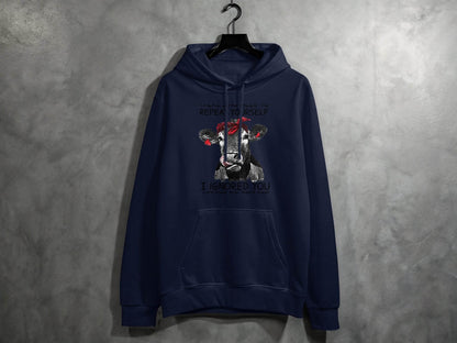 There's No Need to Repeat Yourself Funny Cow Hoodie - Design & Vybe