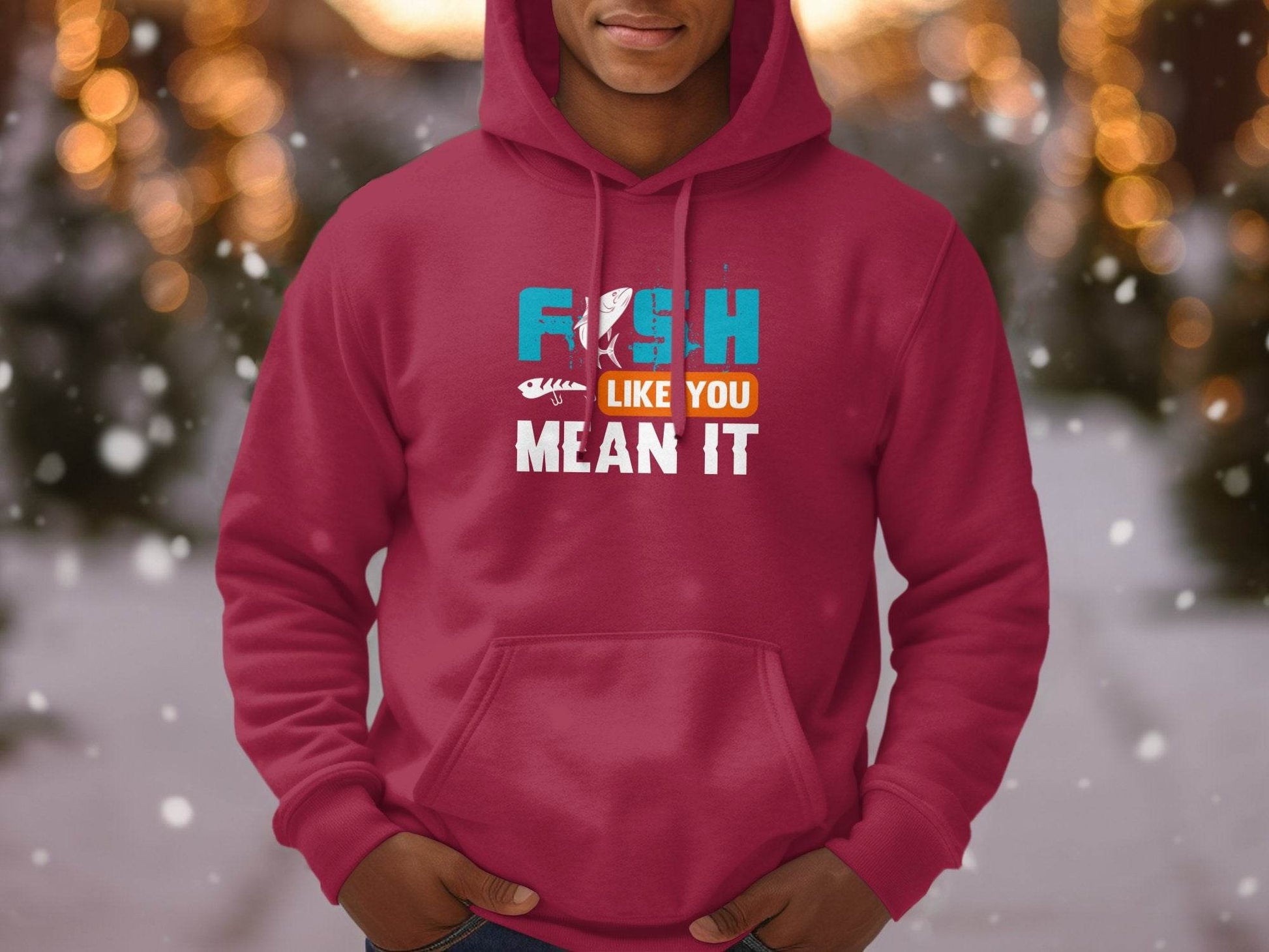 Funky Fish Like You Meant It Graphic Hoodie - Design & Vybe