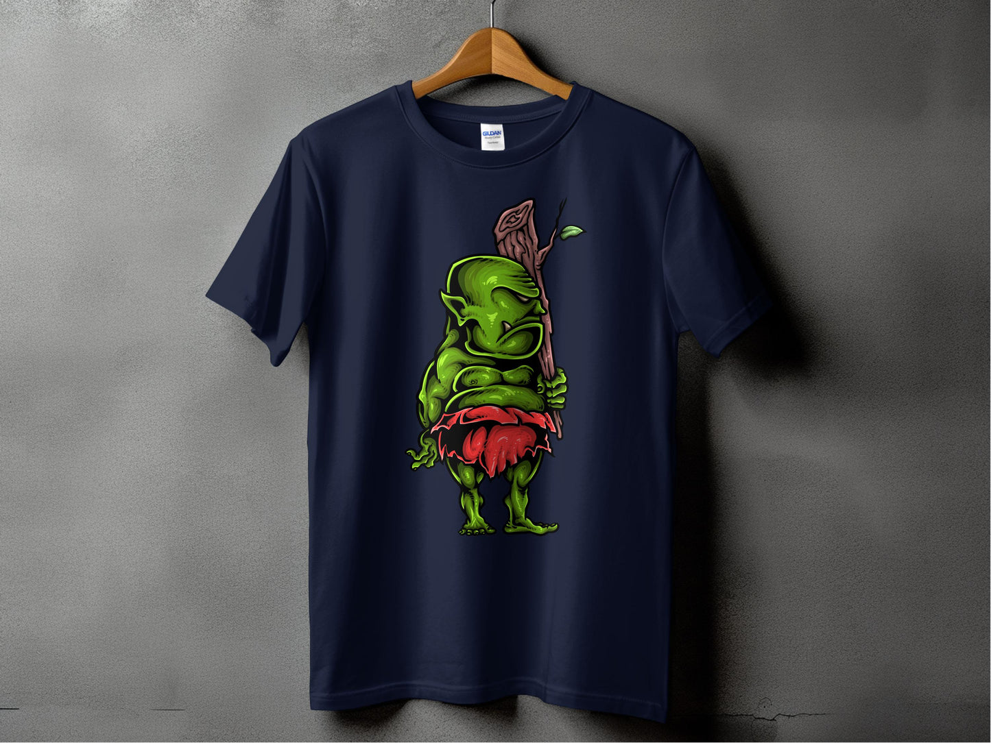 Humorous Cartoon Goblin Character Graphic T-Shirt product type
