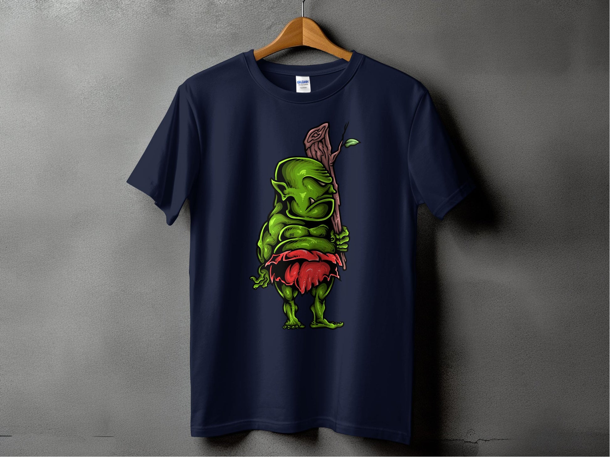 Humorous Cartoon Goblin Character Graphic T-Shirt product type