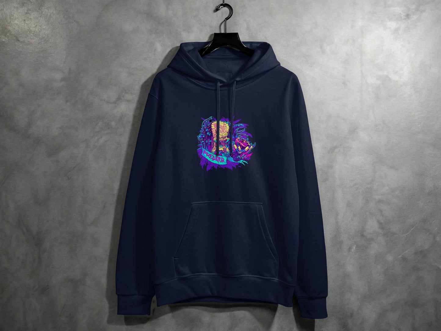 Predator Head With Leaves Awesome Graphic Design Hoodie - Design & Vybe