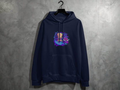 Predator Head With Leaves Awesome Graphic Design Hoodie - Design & Vybe