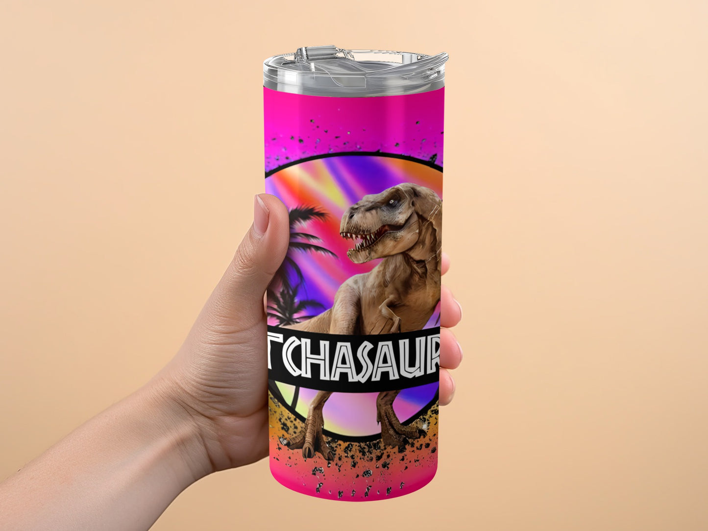 Dinosaur Tumbler Cup with Lid 20 Oz Travel Mug product