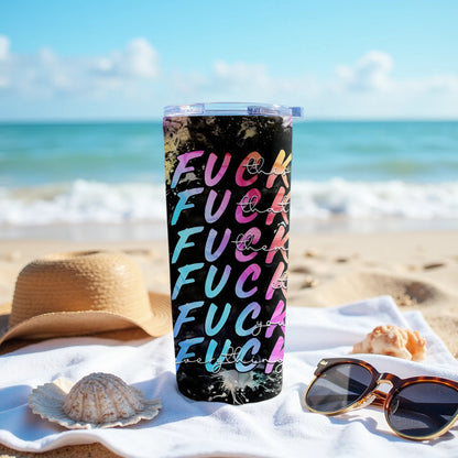 Colorful Beach Design Insulated Tumbler Product