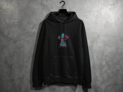 No Bad Trips Graphic Alien UFO Graphic Novelty Hoodie - Design & Vybe