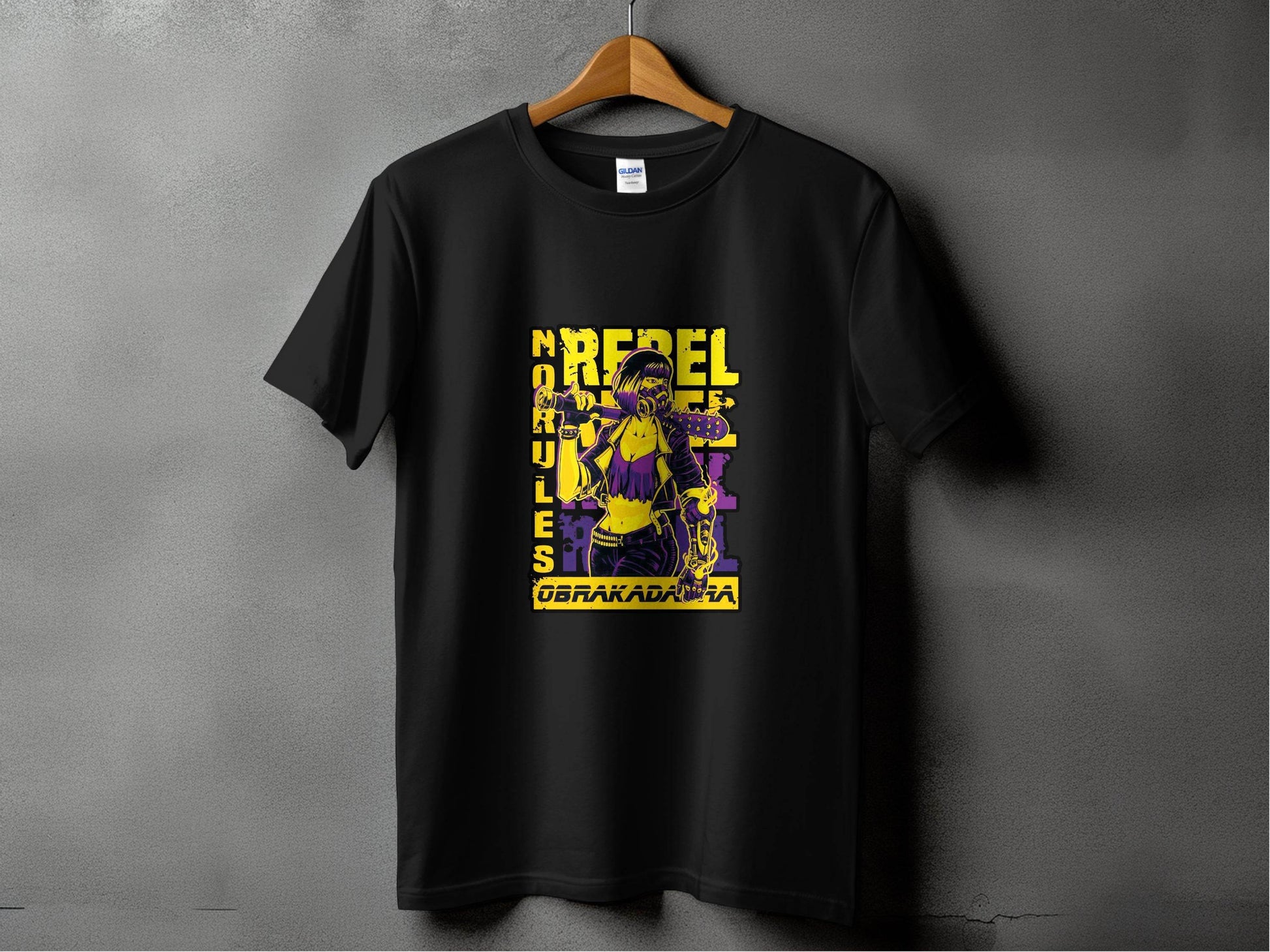 No Rules Rebel Image Graphic For Obrakada T-Shirt - Design & Vybe