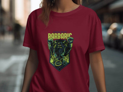 Stronger Like Hell Barbaric Warrior Graphic T-Shirt - Design & Vybe
