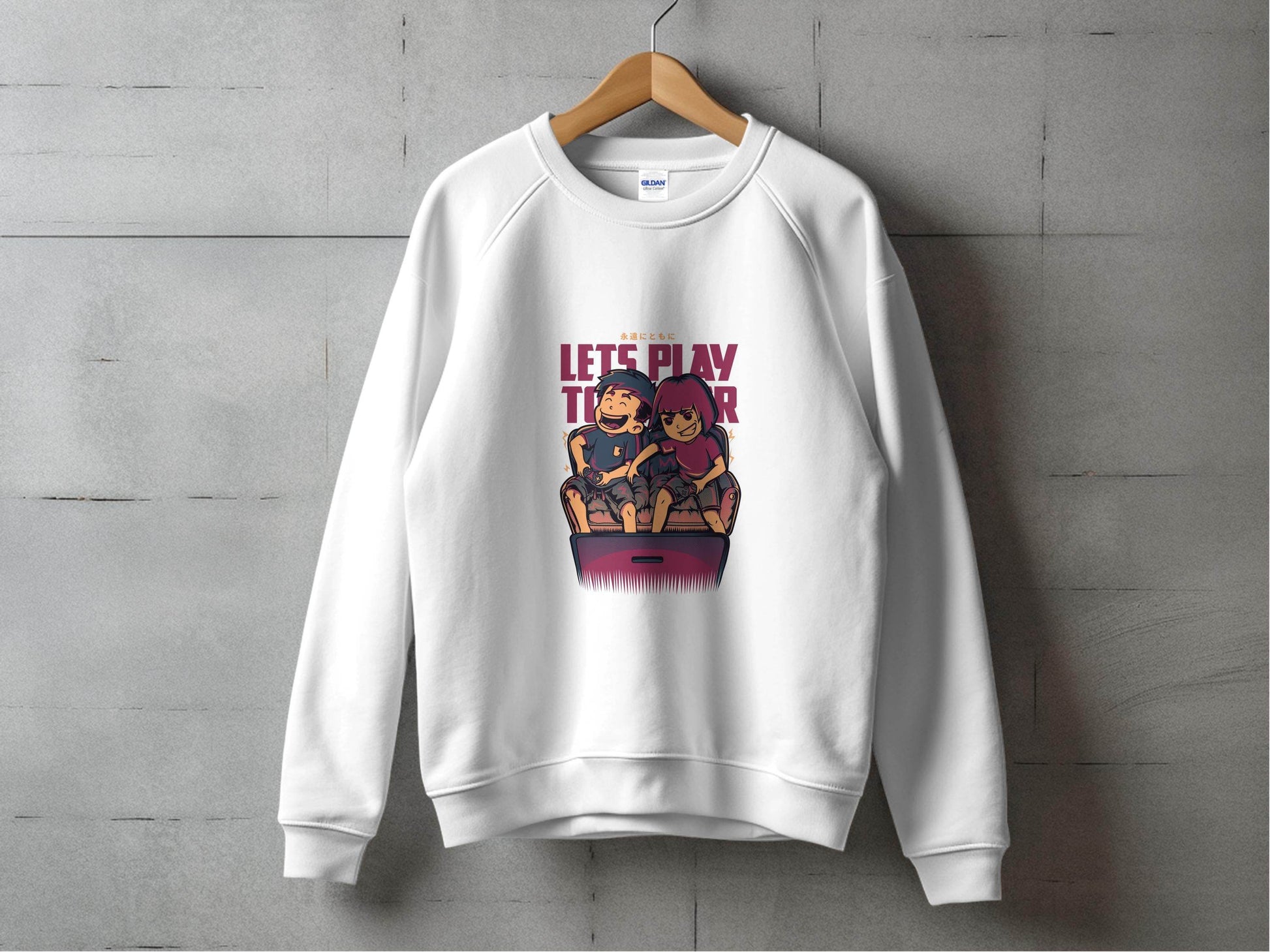 Lets Play Together Gaming Console Video Games Hoodie - Design & Vybe