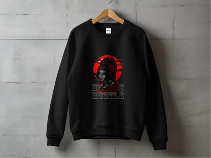 Vintage Style Heavy Hustle Graphic Sweatshirt product