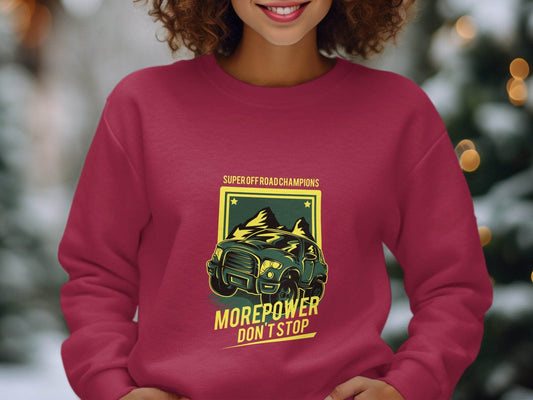 Morepower Don't Stop Super Off Road Champions Graphic Hoodie - Design & Vybe
