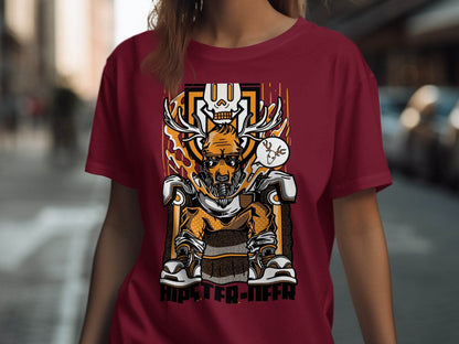 Hipster Deer Street Art Graphic Design For Casual T-Shirt - Design & Vybe