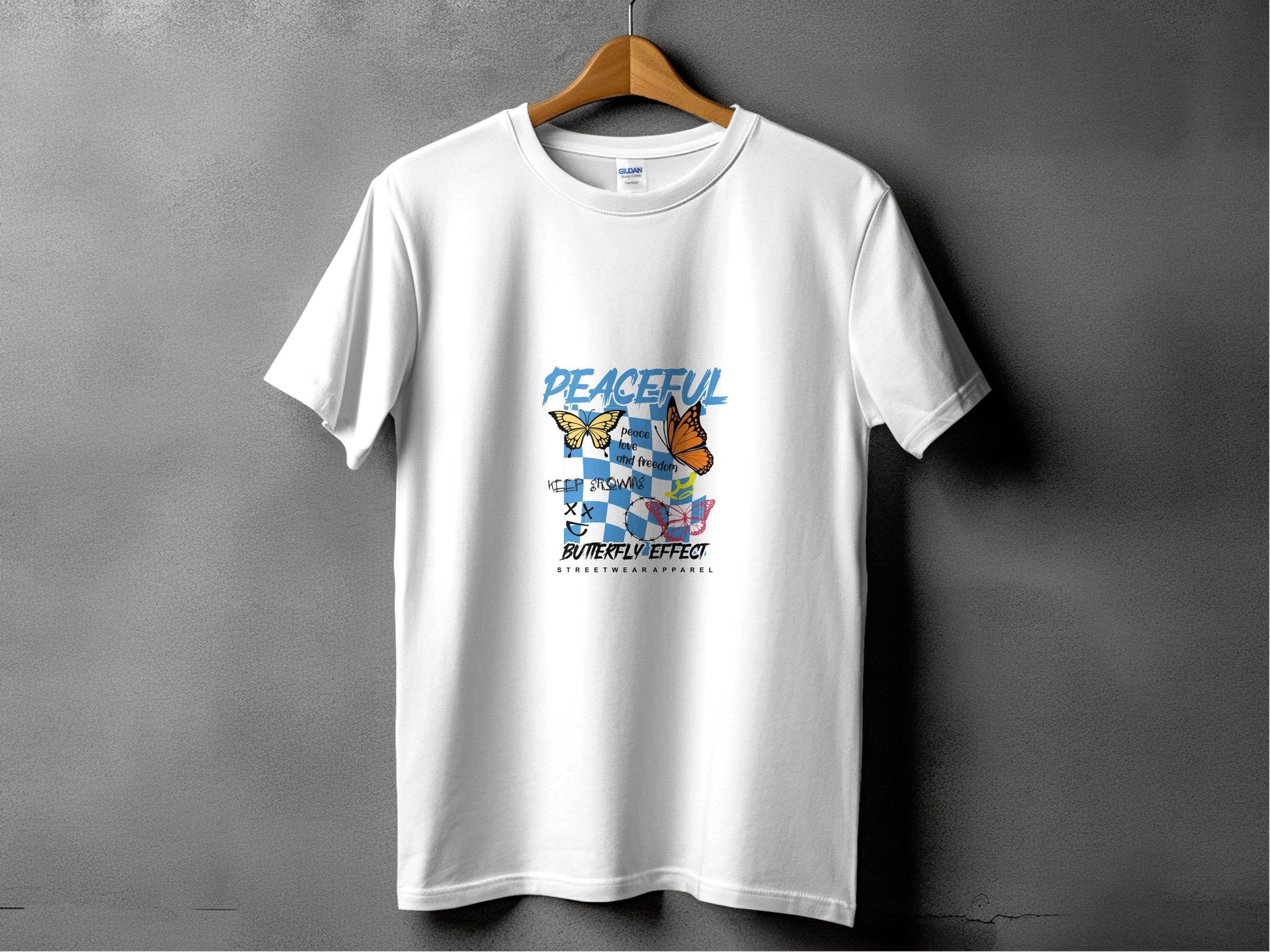 Peaceful Butterfly Effect Design T-Shirt - Design & Vybe