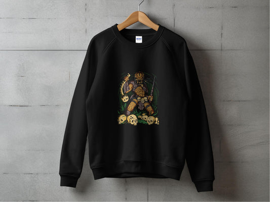 Unique Predator Inspired Art Black Long Sleeve product
