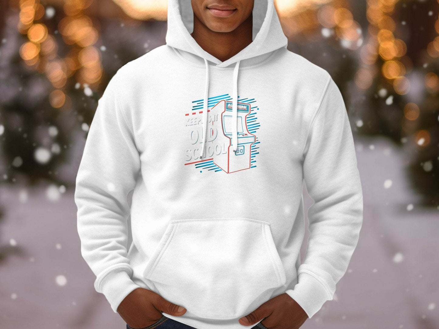 Keeping It Old School Vintage Arcade Game Machine Hoodie - Design & Vybe