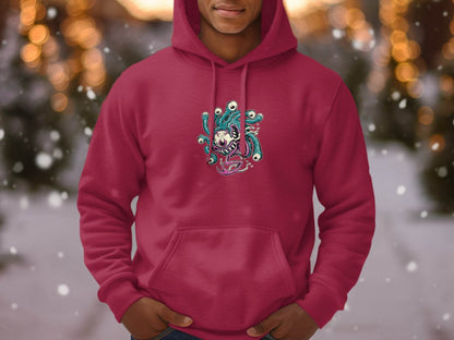 Eye Monster Colorful Fantasy Illustration Graphic Hoodie - Design & Vybe