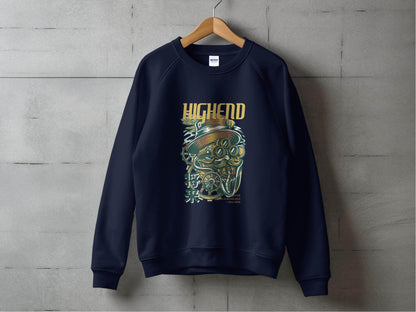 High End Steampunk Design With Future Inscription Sweater - Design & Vybe