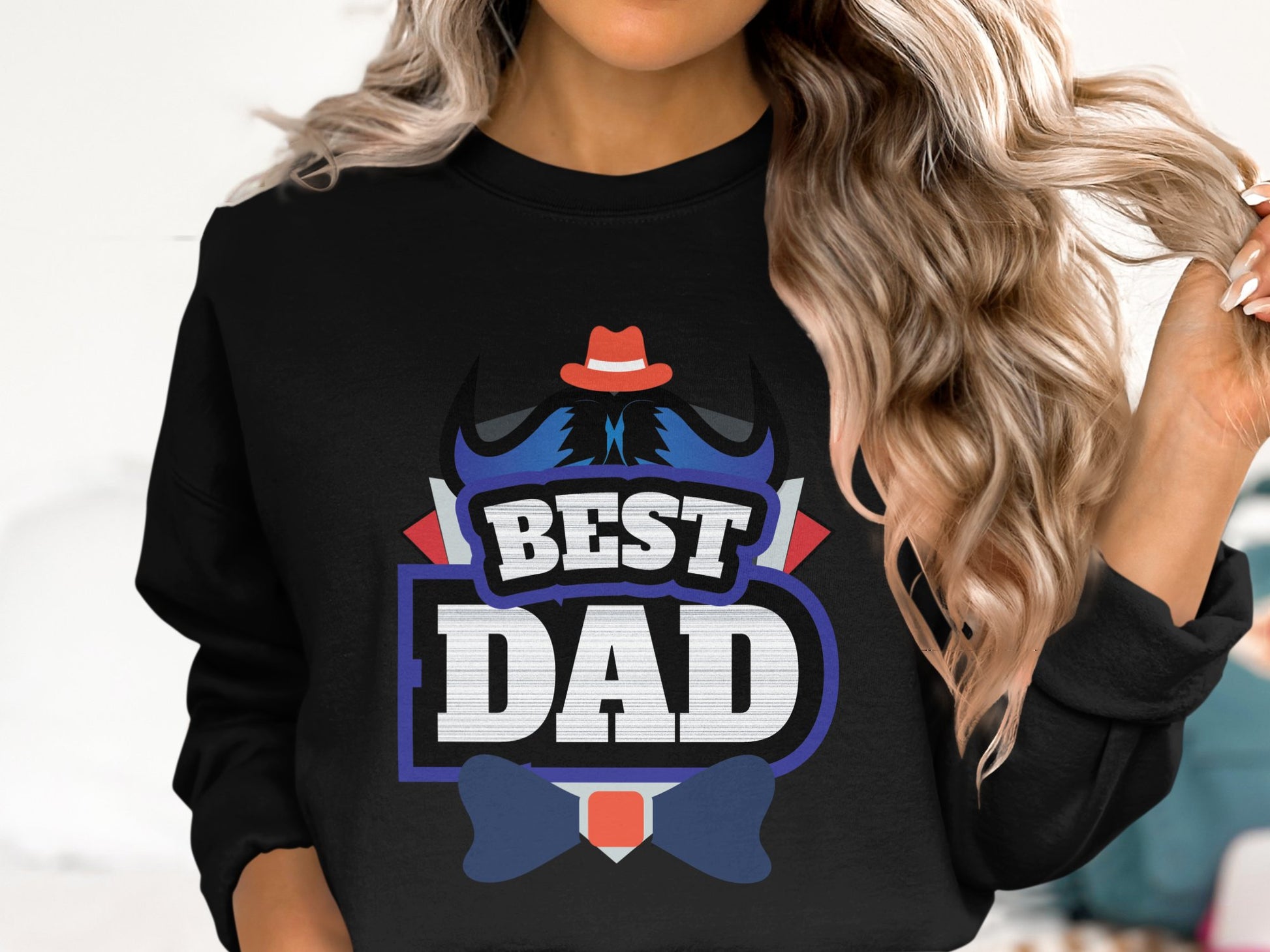 BEST DAD Father's Day Graphic Sweatshirt product type