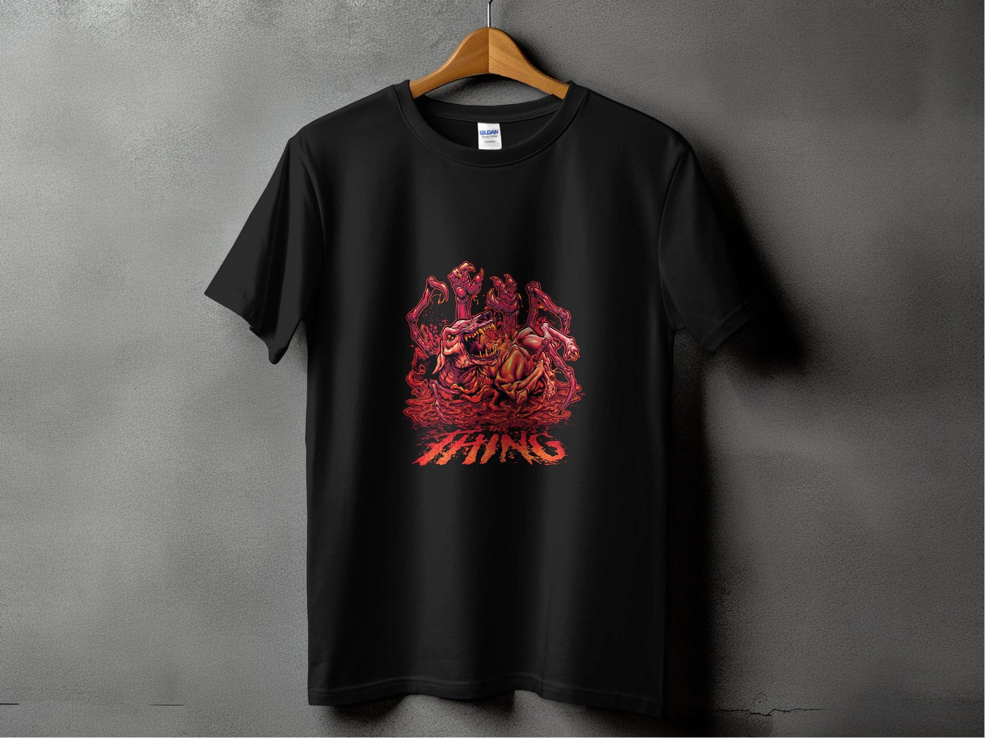 The Thing Horror Monster Dog Graphic Art Design T-Shirt - Design & Vybe