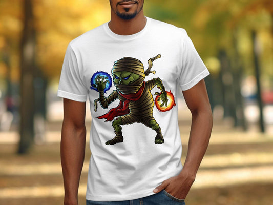 Elemental Mummy Character Design Graphic T-Shirt - Design & Vybe