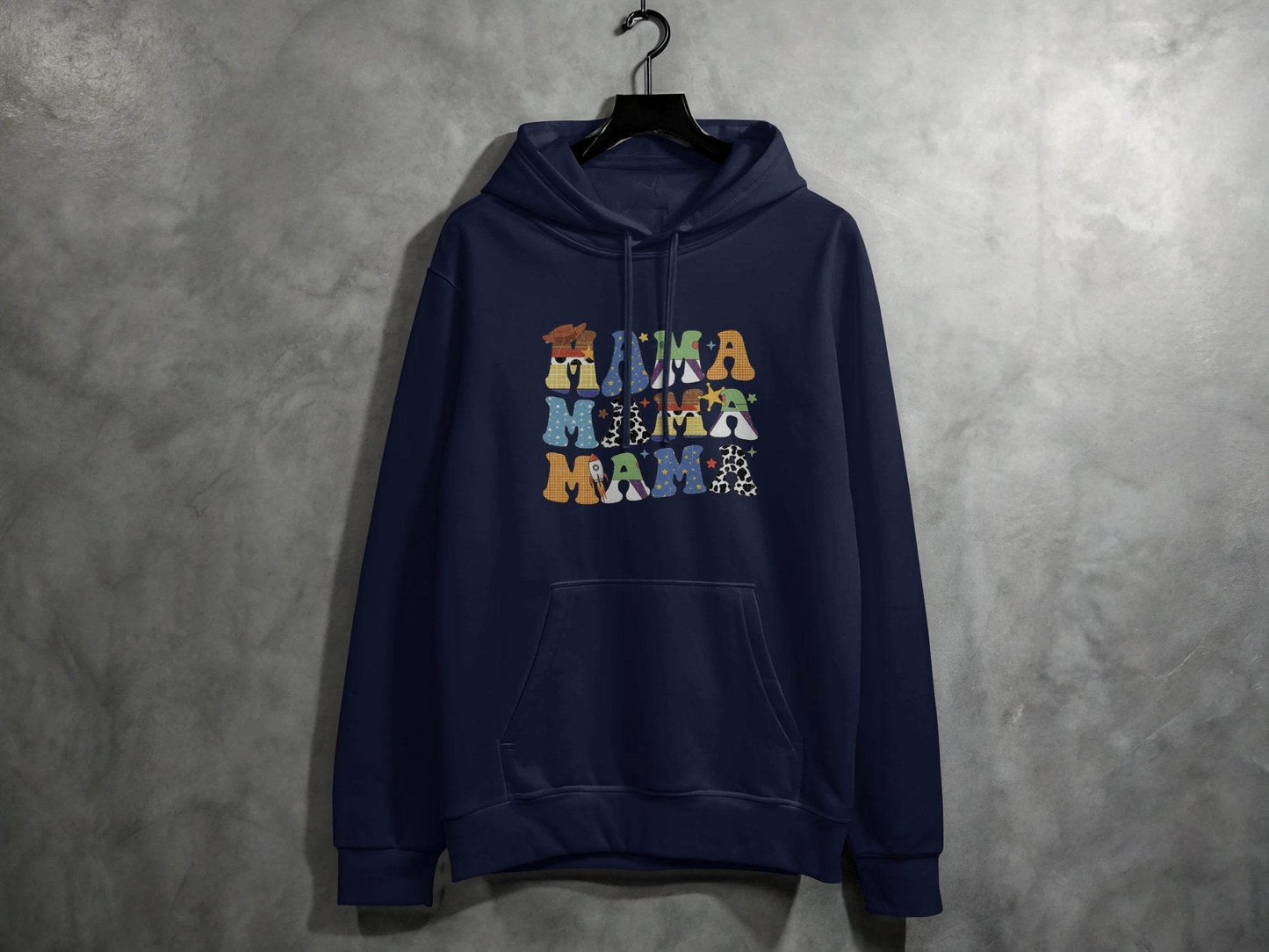 Colorful Mama Letters Cute Family Mama Life Hoodie - Design & Vybe