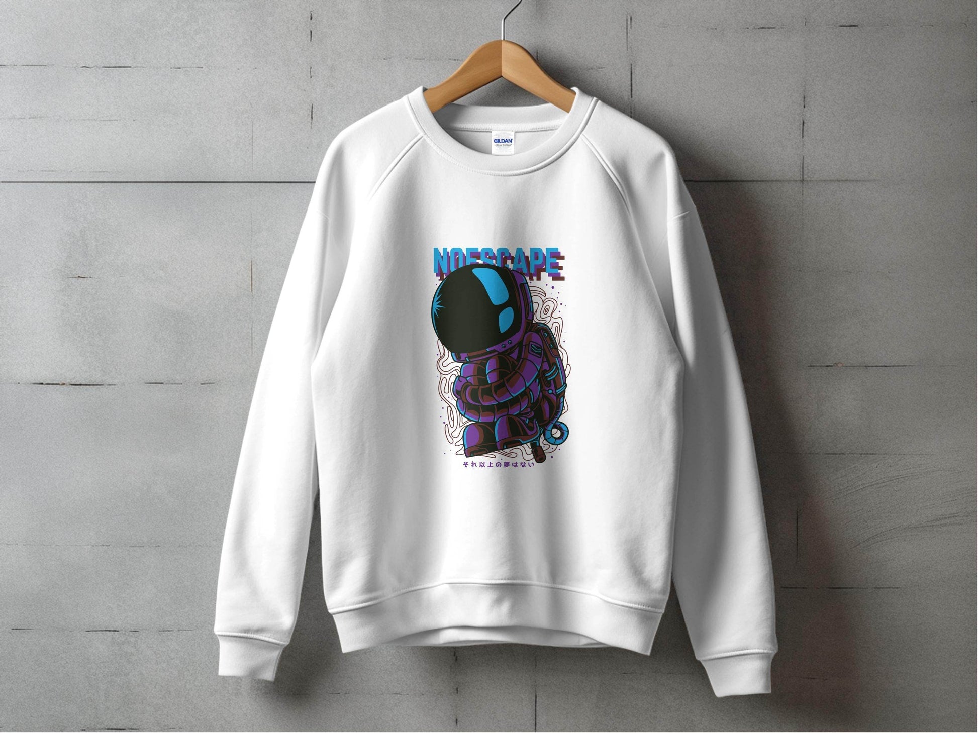 No Escape Spaceman Illustration Graphic Hoodie - Design & Vybe