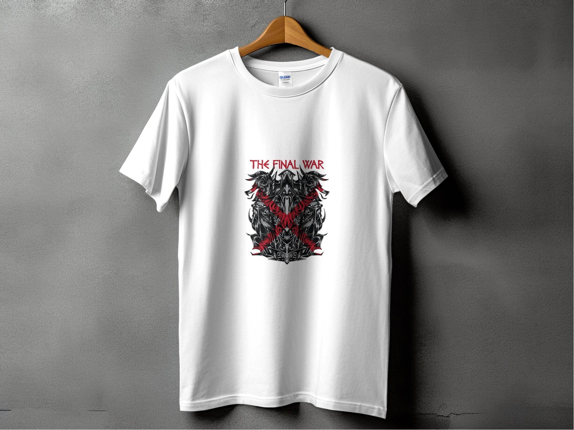 The Final War Dragon Design Graphic Print T-Shirt - Design & Vybe