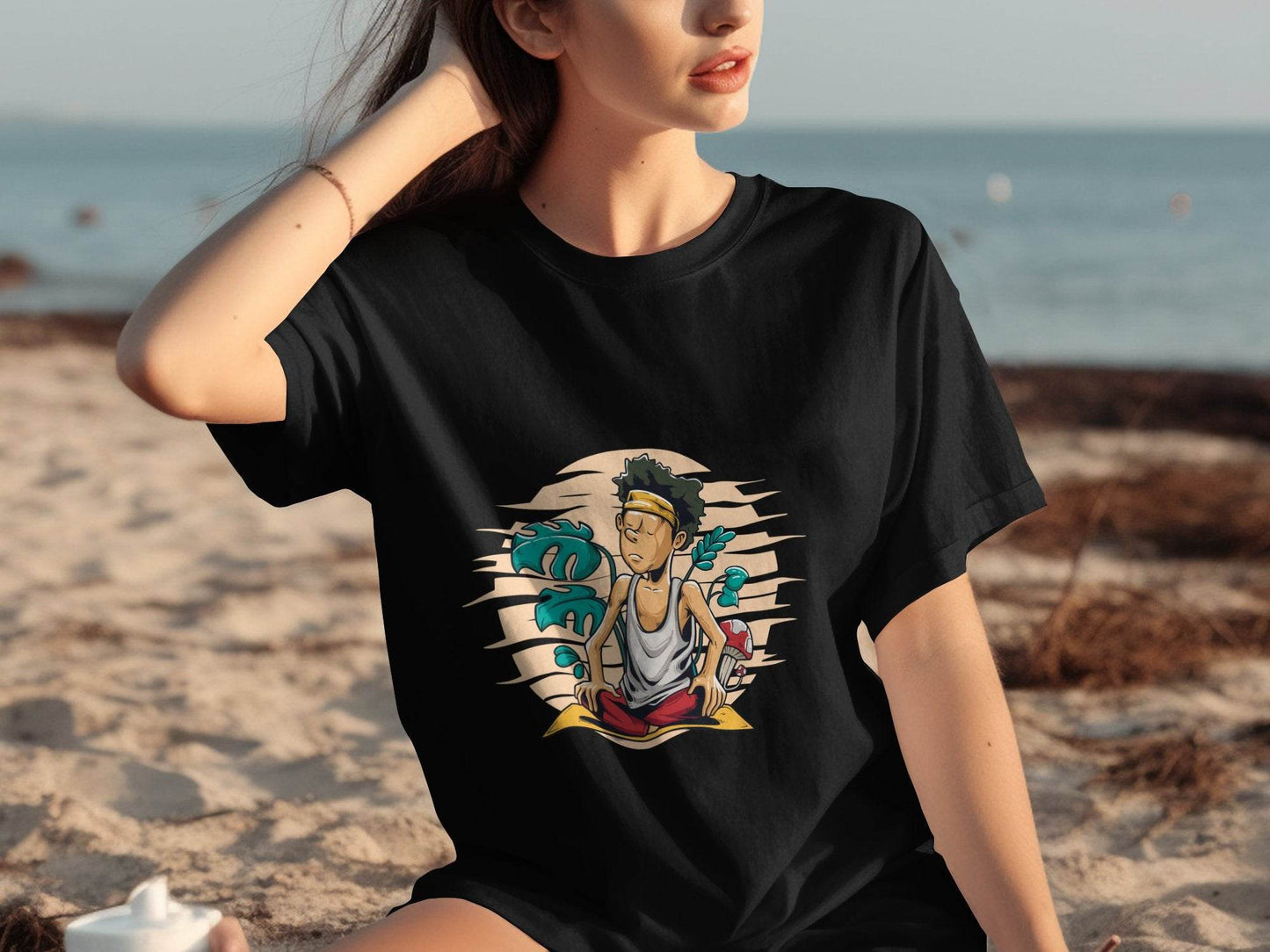 Yoga Enthusiast Graphic Printed Casual T-Shirt - Design & Vybe
