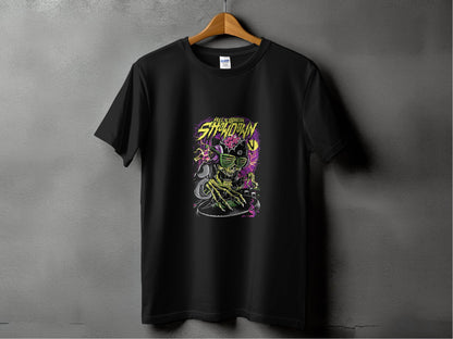 Helicopter Thunder Skull Design With Glasses T-Shirt - Design & Vybe