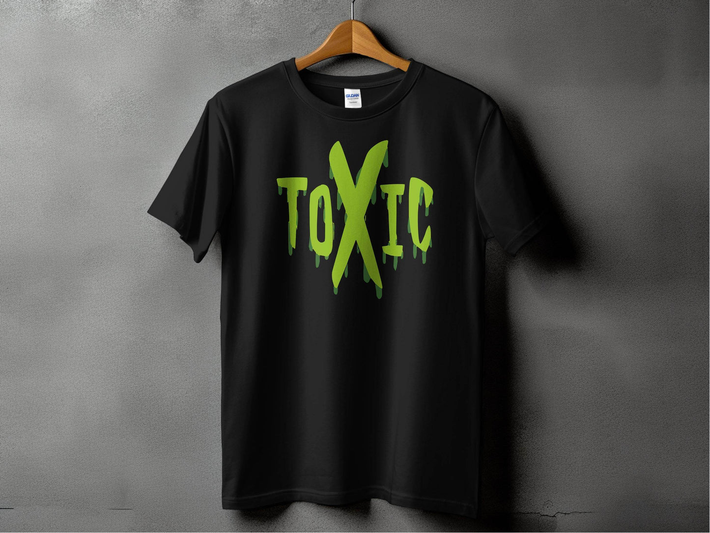 Unique Graphic Toxic Green Dripping Graffiti Text Design T-shirt - Design & Vybe