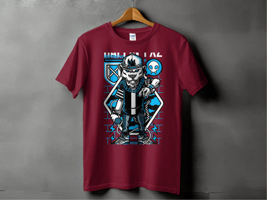 Street Art Urban Panther DJ Design Illustration T-Shirt - Design & Vybe