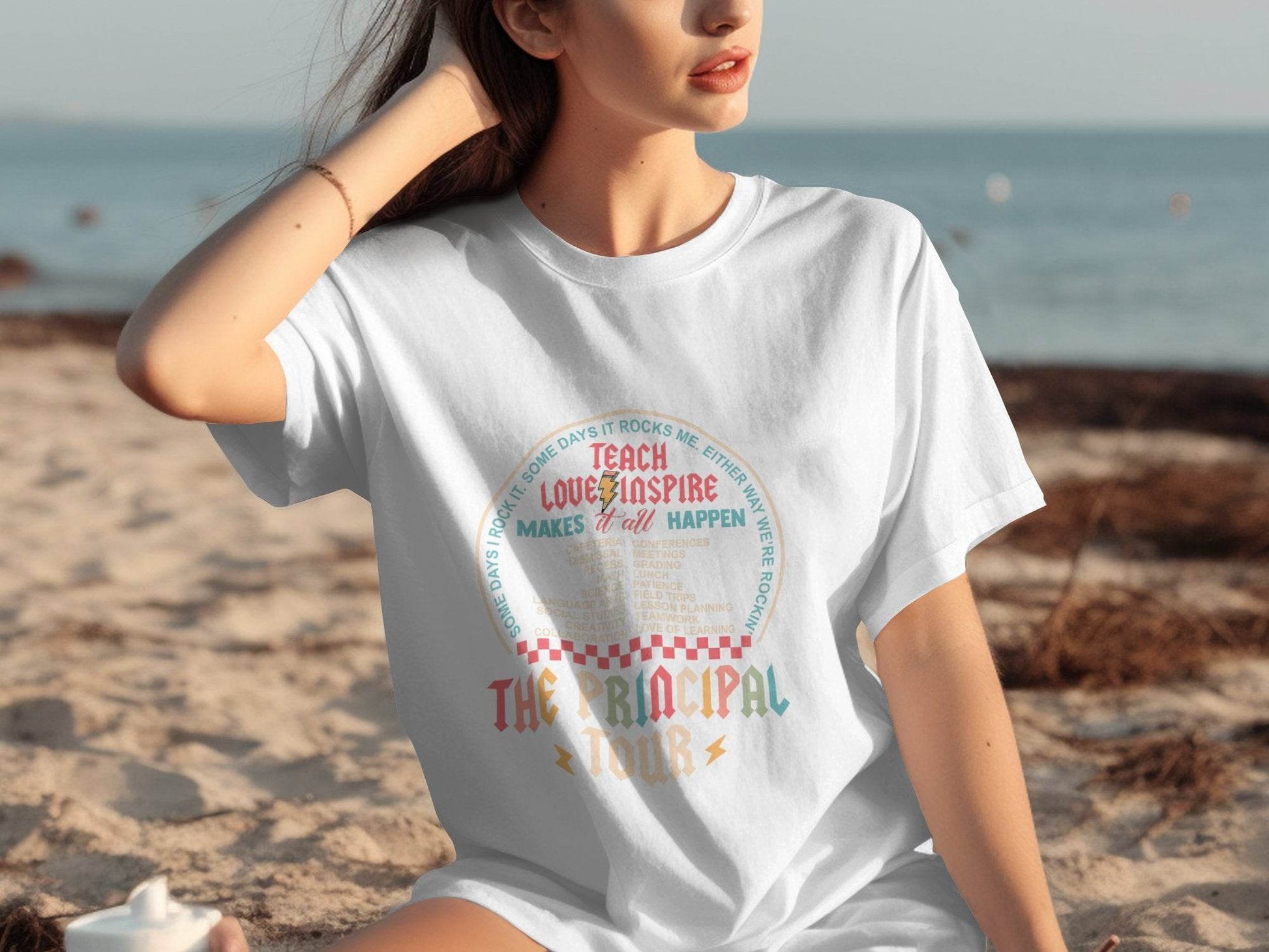Teacher Inspired Designs Teach Love Inspire T-Shirt - Design & Vybe