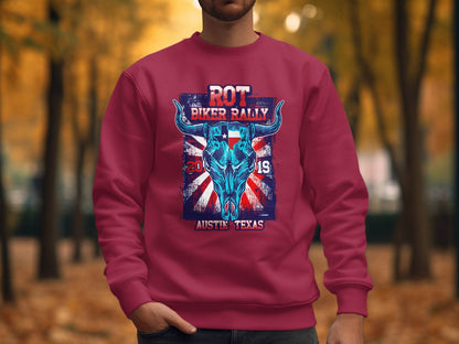 ROT Biker Rally Austin Texas 2019 Sweater - Design & Vybe