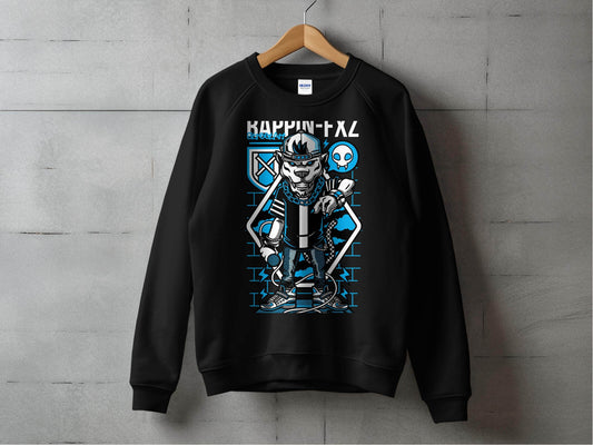Street Art Urban Panther DJ Design Illustration Sweater - Design & Vybe