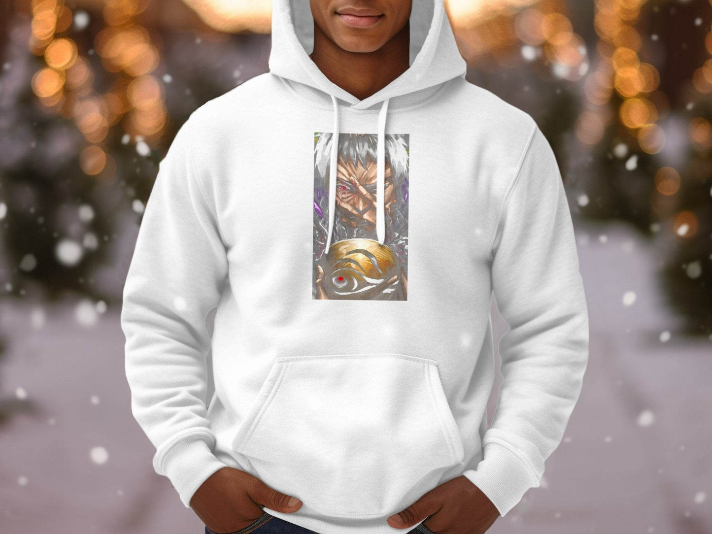 Crying Man Golden Sphere Graphic Novel Inspired Art Hoodie - Design & Vybe