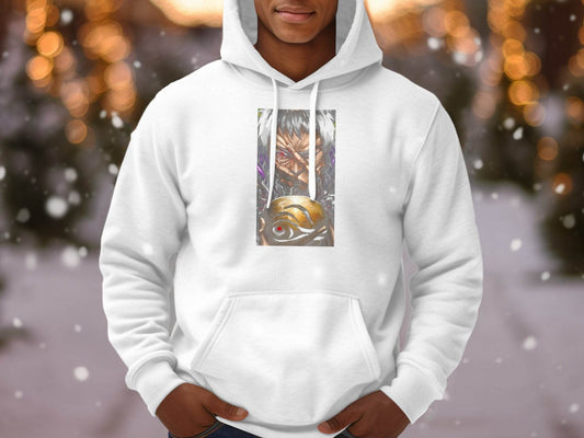 Crying Man Golden Sphere Graphic Novel Inspired Art Hoodie - Design & Vybe