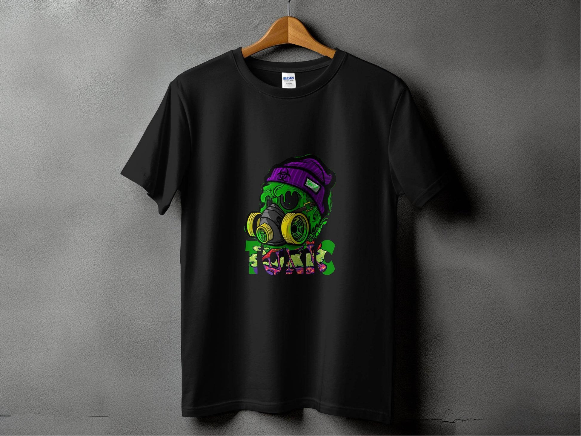 Toxic Waste Character Image Design Printed Graphic T-Shirt - Design & Vybe