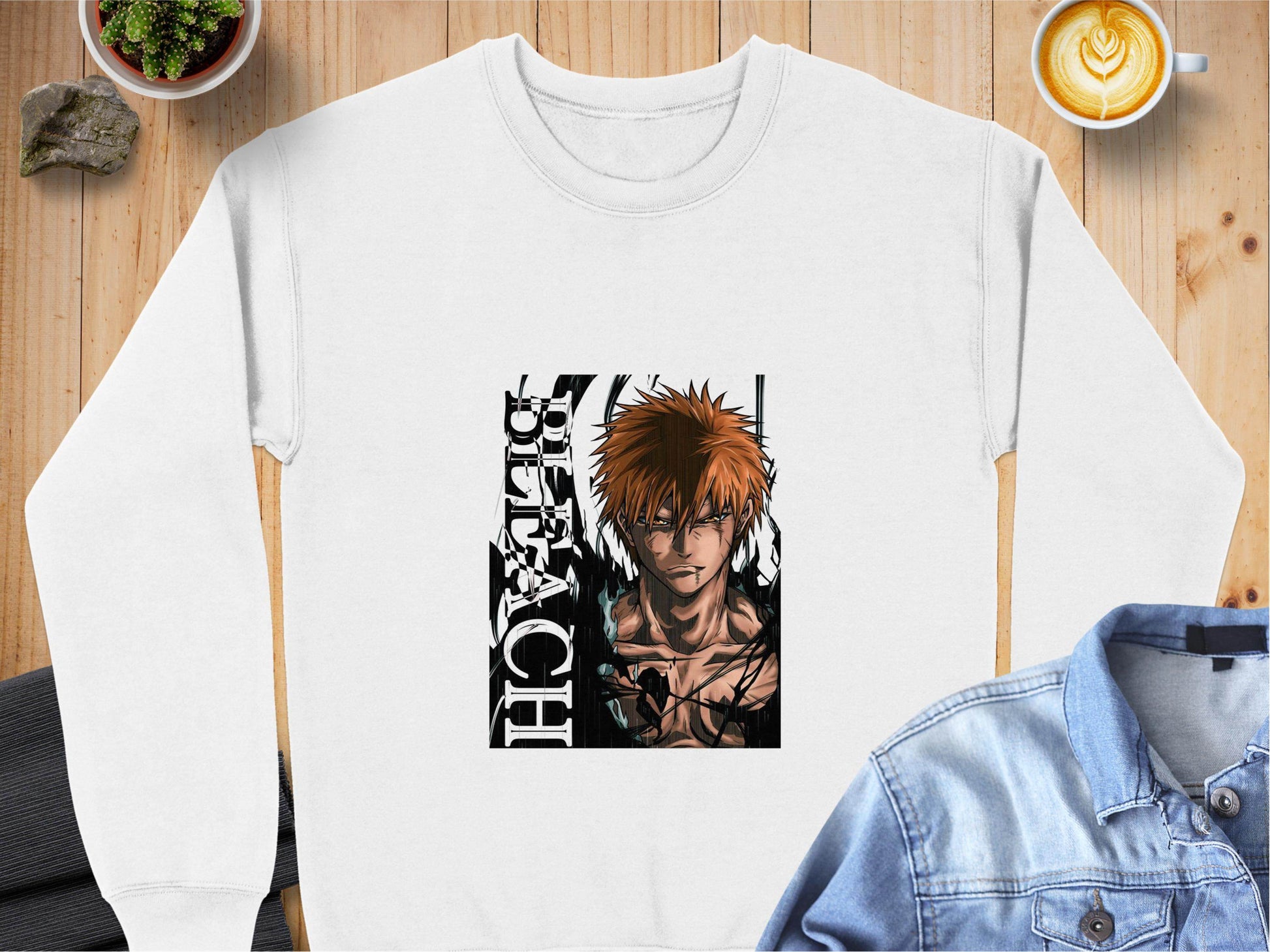 Bleach Ichigo Kurosaki Anime Character Cool Graphic Sweater - Design & Vybe