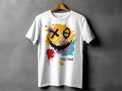 Colorful Smile Mood Abstract Art T-Shirt - Design & Vybe