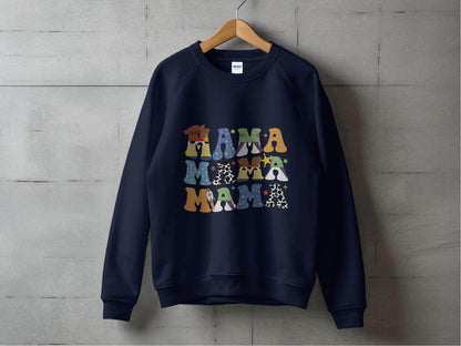 Colorful Mama Letters Cute Family Mama Life Sweater - Design & Vybe