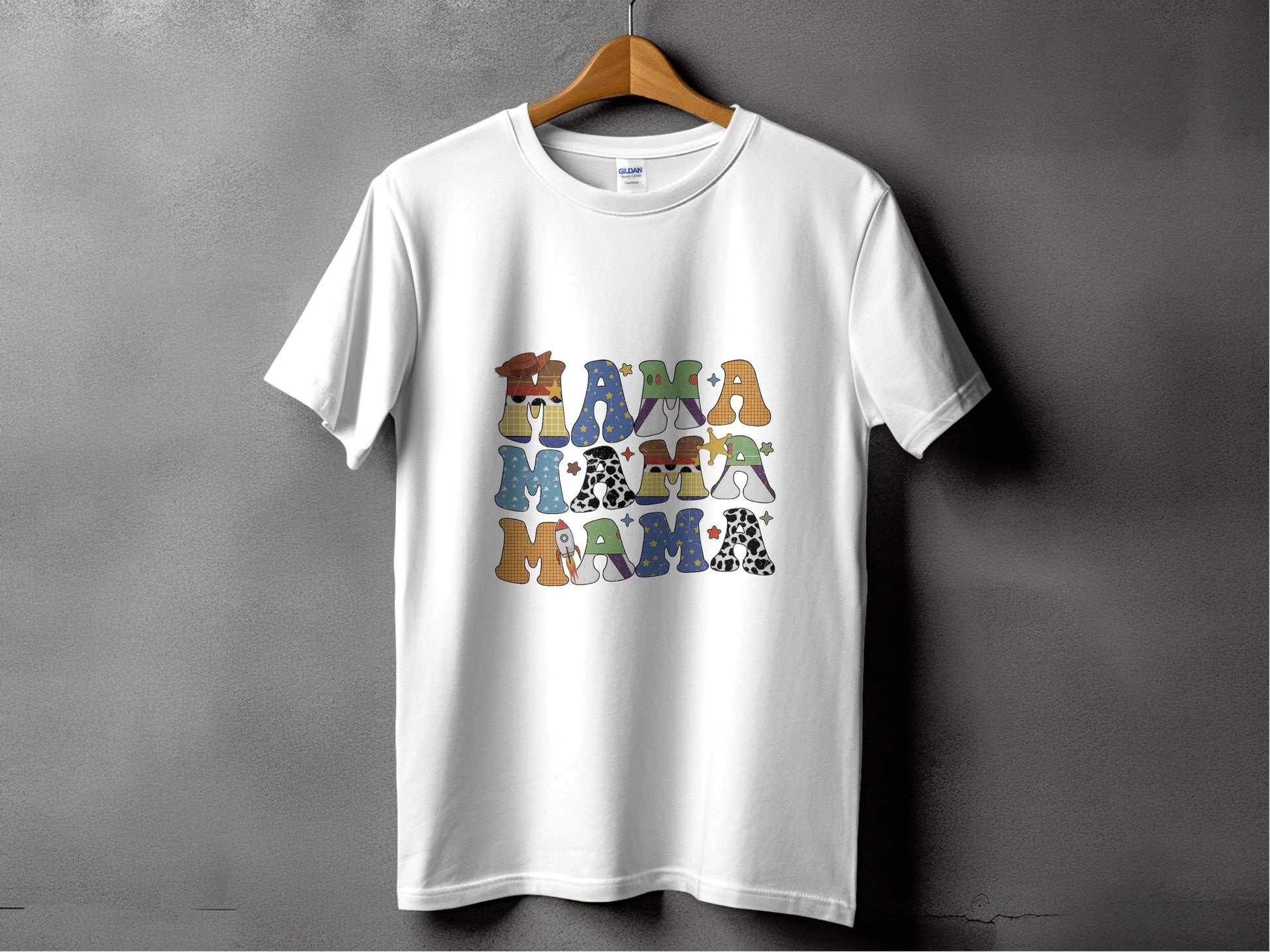 Colorful Mama Letters Cute Family Mama Life T-Shirt - Design & Vybe