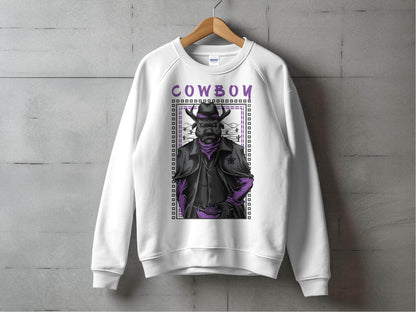 Warrior Cowboy With Attitude Graphic Apparel Sweater - Design & Vybe