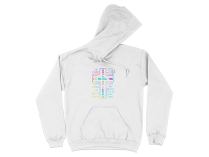 Let Me Tell You About About My Jesus Colorful Graphic Hoodie - Design & Vybe