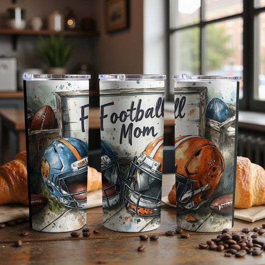 Football Mom Helmet Art Tumblers product type