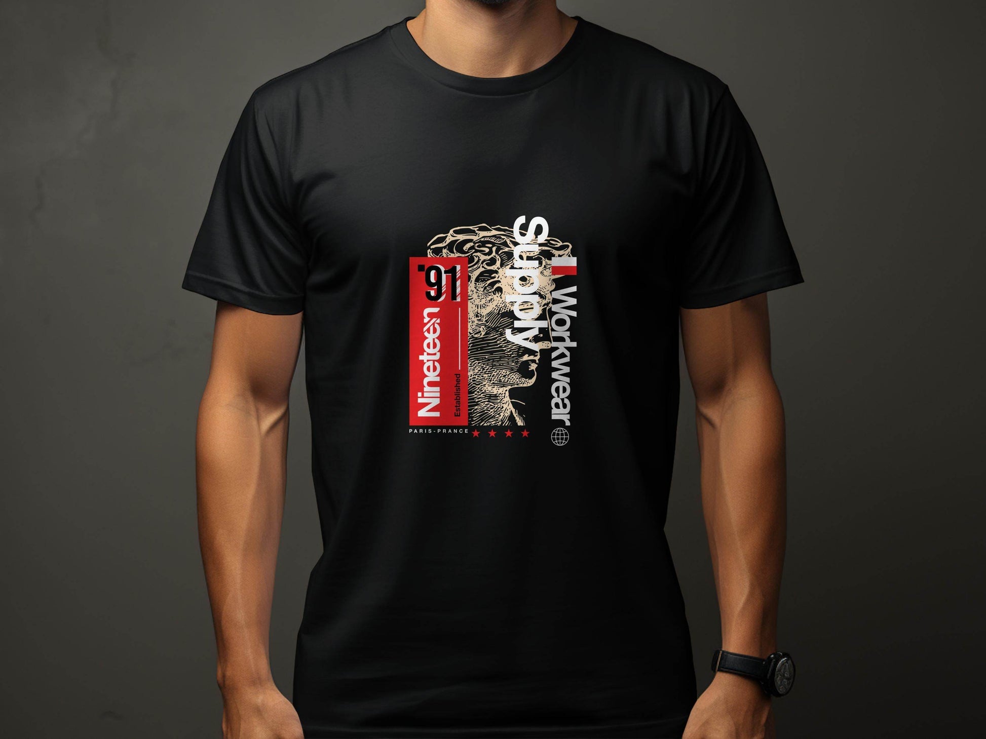 Nineteen Ninety One Paris Prance Worldly Solutions T-Shirt - Design & Vybe