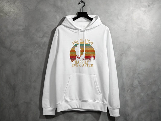 Hiking Dog And She Lived Happily Ever After Hoodie - Design & Vybe
