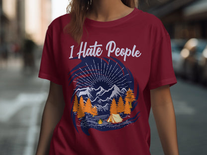 I Hate People Camping Graphic T-Shirt product