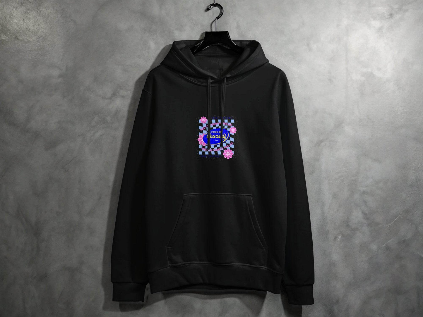 Focus on Yourself Trust Timing Floral Design Hoodie - Design & Vybe