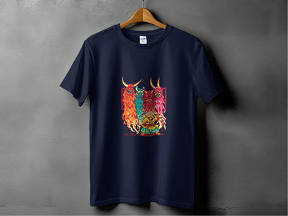 Samurai Versus Demons Graphic Novelty Unisex T-Shirt - Design & Vybe
