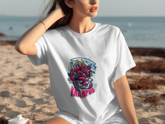 Krampus Devil Folklore Christmas Monster Themed T-Shirt - Design & Vybe
