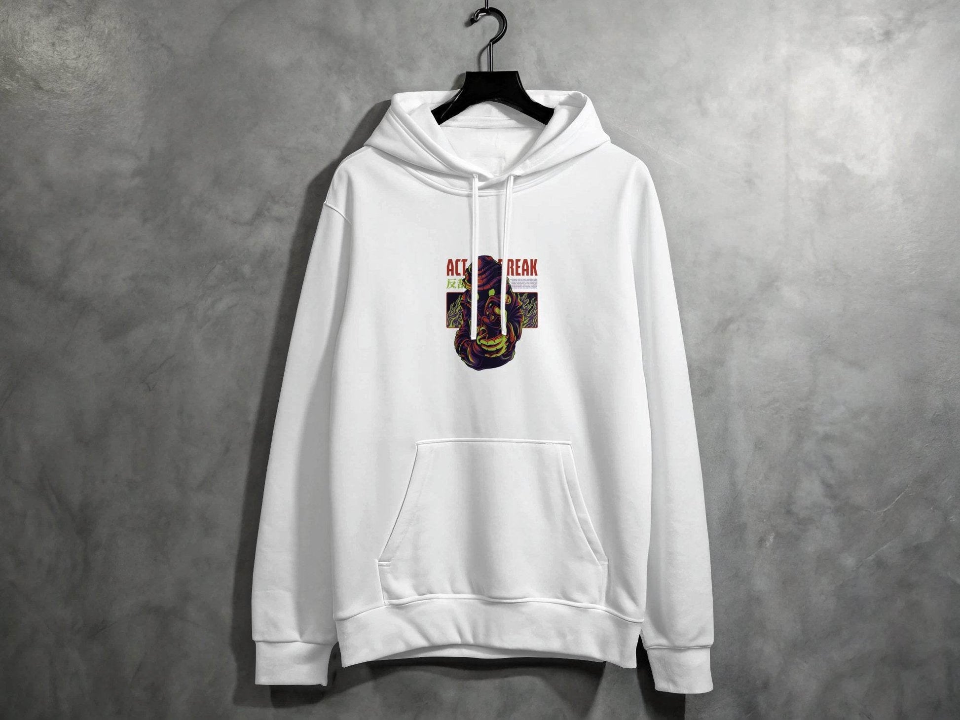 Act Break Graffiti Style Creative Design Hoodie - Design & Vybe